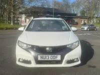 Begagnad Honda Civic ES 142 HK (104 kW) 2013 Vit Halvkombi