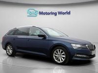 Used Skoda Superb SE Technology 218 HP (160 kW) 2022 Blue Estate