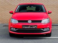 Used VW Polo Match 90 HP (66 kW) 2016 Red Hatchback