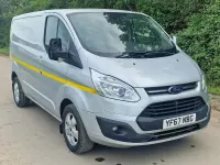 Used Ford Transit Custom Limited 130 HP (95 kW) 2017 Silver Van