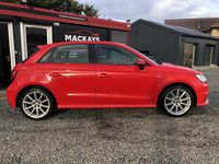Used Audi A1 Sportback S-Line 123 HP (90 kW) 2017 Red Hatchback