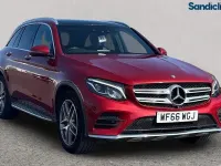 Used Mercedes GLC220 AMG line 170 HP (125 kW) 2016 Red SUV