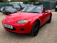 Used Mazda MX5 126 HP (92 kW) 2008 Red Cabriolet