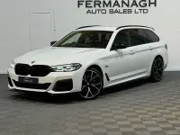 Used BMW 530e M Sport 287 HP (211 kW) 2022 White Estate