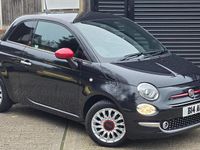 Used Fiat 500 Red 2022 Black Hatchback