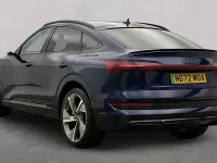 Begagnad Audi e-tron Business 300 kW (408 HK) 2023 Blå SUV