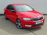 Used Skoda Rapid Sport 110 HP (80 kW) 2016 Red Hatchback