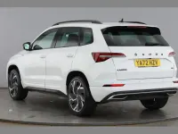 Gebraucht Skoda Karoq SportLine 190 PS (139 kW) 2023 Weiß SUV