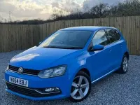 Used VW Polo SEL 90 HP (66 kW) 2014 Blue Hatchback