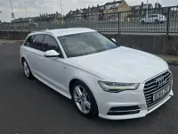 Used Audi A6 S-Line 2014 White Estate
