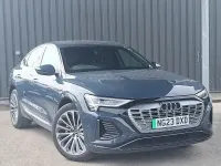 Used Audi Q8 e-tron S-Line 300 kW (408 HP) 2023 Blue SUV
