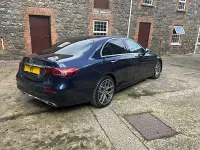 Begagnad Mercedes E200 AMG Line Premium 200 HK (147 kW) 2023 Blå Sedan