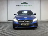 Used Mercedes C220 AMG line 194 HP (142 kW) 2019 Blue Sedan