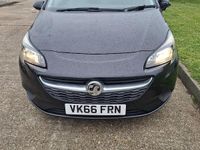 Used Vauxhall Corsa 95 HP (69 kW) 2016 Black Hatchback