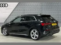 Used Audi A3 S-Line 147 HP (108 kW) 2021 Black Sedan