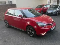 Used MG MG3 106 HP (77 kW) 2016 Red Hatchback