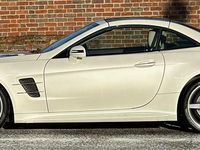 Used Mercedes SL400 AMG line 2017 White Cabriolet