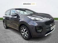 Used Kia Sportage GT-Line 177 HP (130 kW) 2017 Silver SUV
