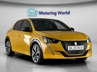 Used Peugeot 208 GT-line 102 HP (75 kW) 2020 Yellow Hatchback