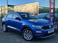 Used VW T-Roc SE 115 HP (84 kW) 2019 Blue SUV