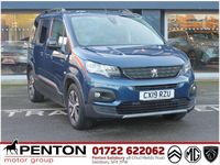 Used Peugeot Rifter GT-line 130 HP (95 kW) 2019 Blue MPV