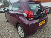 Used Peugeot 108 Active 68 HP (50 kW) 2015 Purple Hatchback