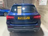 Used Mercedes GLC220 AMG line 170 HP (125 kW) 2018 Blue SUV