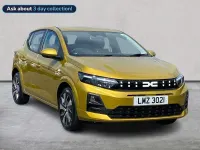 New Dacia Sandero Expression 100 HP (73 kW) 2026 Yellow Hatchback