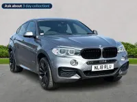 Used BMW X6 M Sport 258 HP (189 kW) 2018 Grey SUV