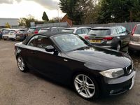 used BMW 118 Cabriolet 118d M Sport Black 2dr Convertible, PART EX + FINANCE AVAILABLE
