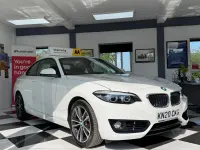 Second-hand BMW 218 Sport Line 2020 Alb Coupe