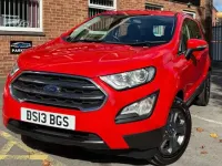 Used Ford Ecosport Zetec 100 HP (73 kW) 2018 Red SUV