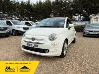 Used Fiat 500C Lounge 2019 White Cabriolet