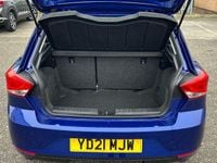 Used Seat Ibiza SE Technology 95 HP (69 kW) 2021 Blue Hatchback