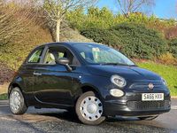 Used Fiat 500 Pop 69 HP (50 kW) 2016 Black Hatchback