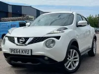 Used Nissan Juke Acenta Premium 110 HP (80 kW) 2014 White SUV