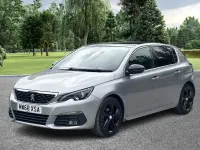 Used Peugeot 308 GT-line 130 HP (95 kW) 2019 Grey Hatchback
