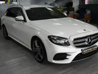 Gebraucht Mercedes E220 AMG line 194 PS (142 kW) 2019 Weiß Kombi