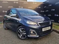 Used Peugeot 108 Collection 82 HP (60 kW) 2018 Blue Hatchback