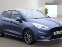 Used Ford Fiesta ST-Line 125 HP (91 kW) 2021 Blue Hatchback