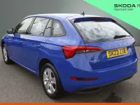 Used Skoda Scala SE 108 HP (79 kW) 2023 Blue Hatchback