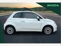 Used Fiat 500 Lounge 69 HP (50 kW) 2017 White Hatchback