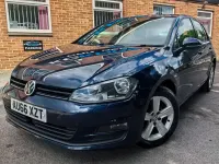 Used VW Golf VII Edition 110 HP (80 kW) 2016 Blue Hatchback