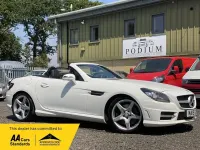 Used Mercedes SLK250 AMG 204 HP (150 kW) 2015 White Cabriolet