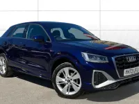 Begagnad Audi Q2 S-Line 150 HK (110 kW) 2022 Blå SUV