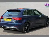 Used Audi A3 S-Line 147 HP (108 kW) 2016 Blue Hatchback