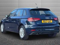 Used Audi A3 Design 110 HP (80 kW) 2017 Cosmos blue Hatchback