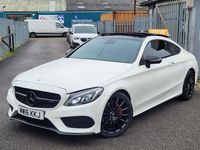 Used Mercedes C220 AMG Line Premium Plus 2016 White Coupe