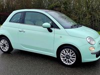 Used Fiat 500 Lounge 69 HP (50 kW) 2015 Green Hatchback