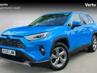 Used Toyota RAV4 197 HP (144 kW) 2020 Cyan splash (metallic paint) SUV